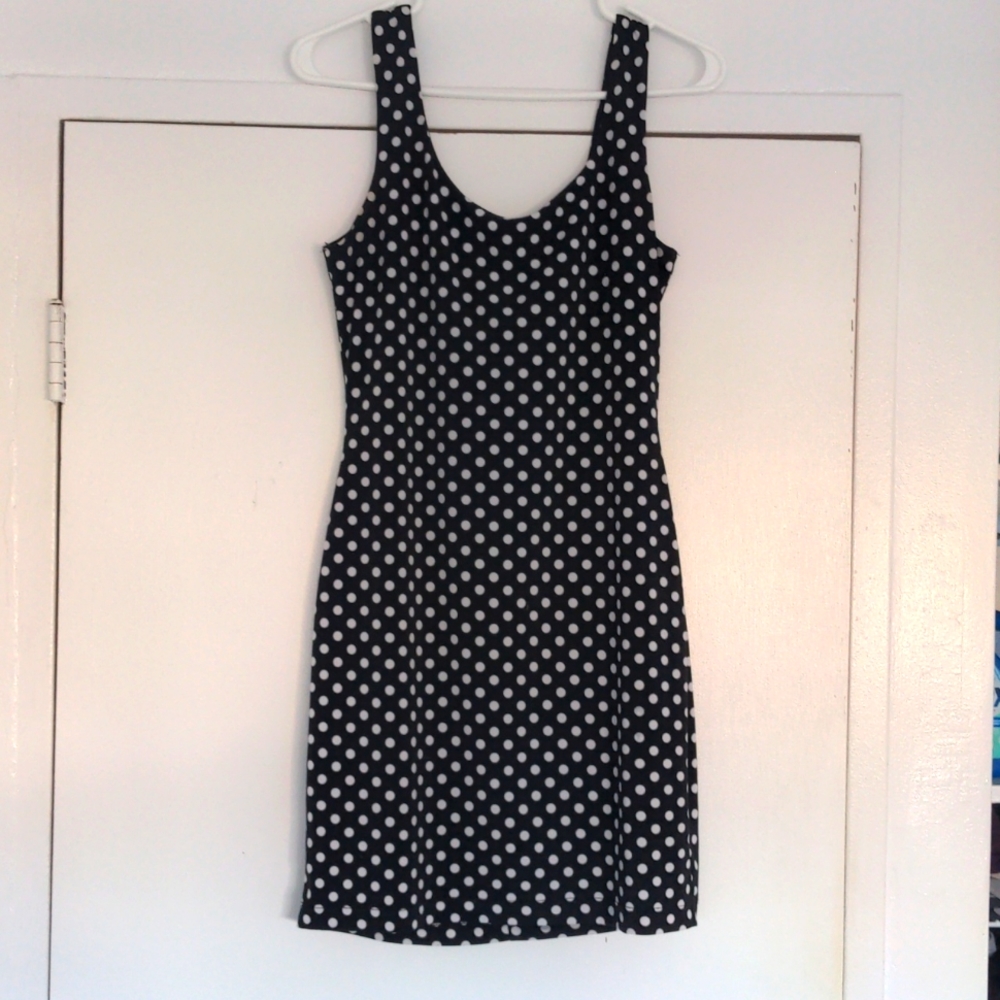 Forever 21 Polka Dot Bodycon Dress Size S